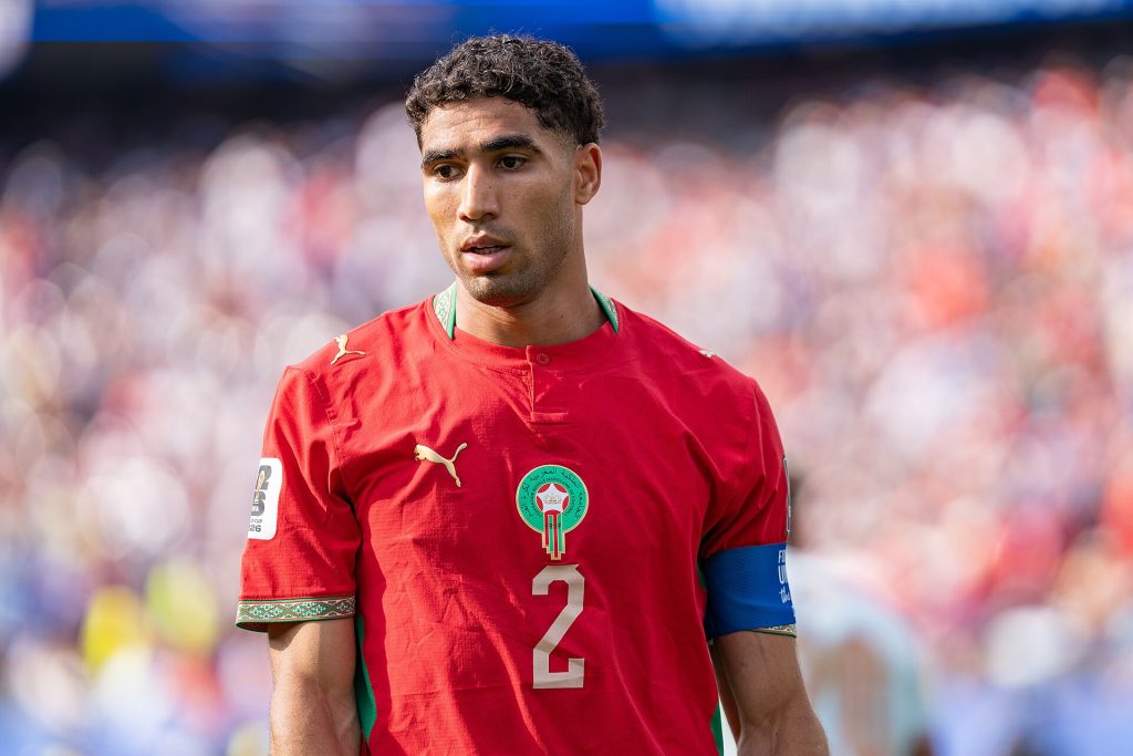Achraf Hakimi avec le Maroc à la Coupe du monde 2026