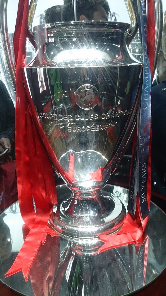 Le trophée de la Ligue des champions