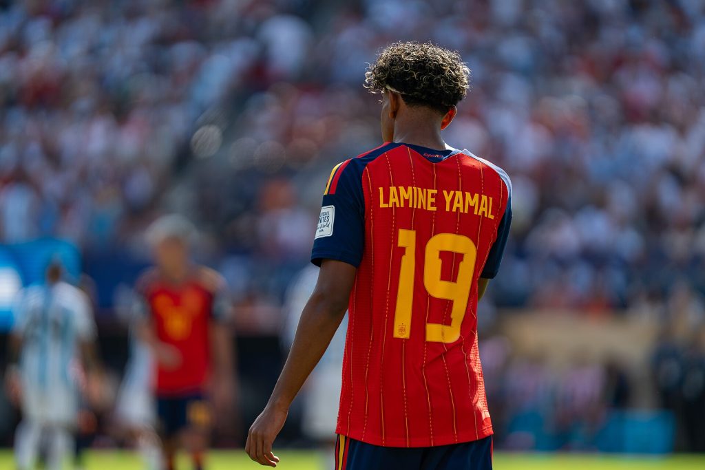 Lamine Yamal, attaquant du FC Barcelone