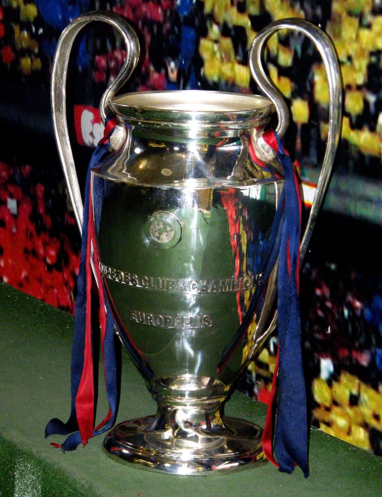 Le trophée de la Ligue des champions