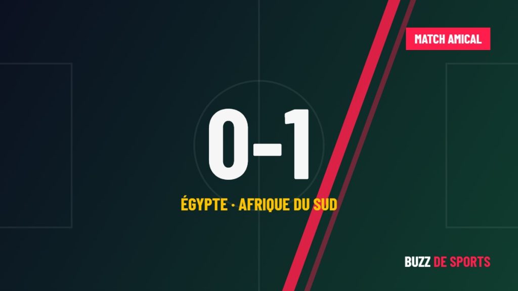 Bafana Bafana s’imposent en Égypte grâce à Puso Dithejane, buteur pour sa première sélection