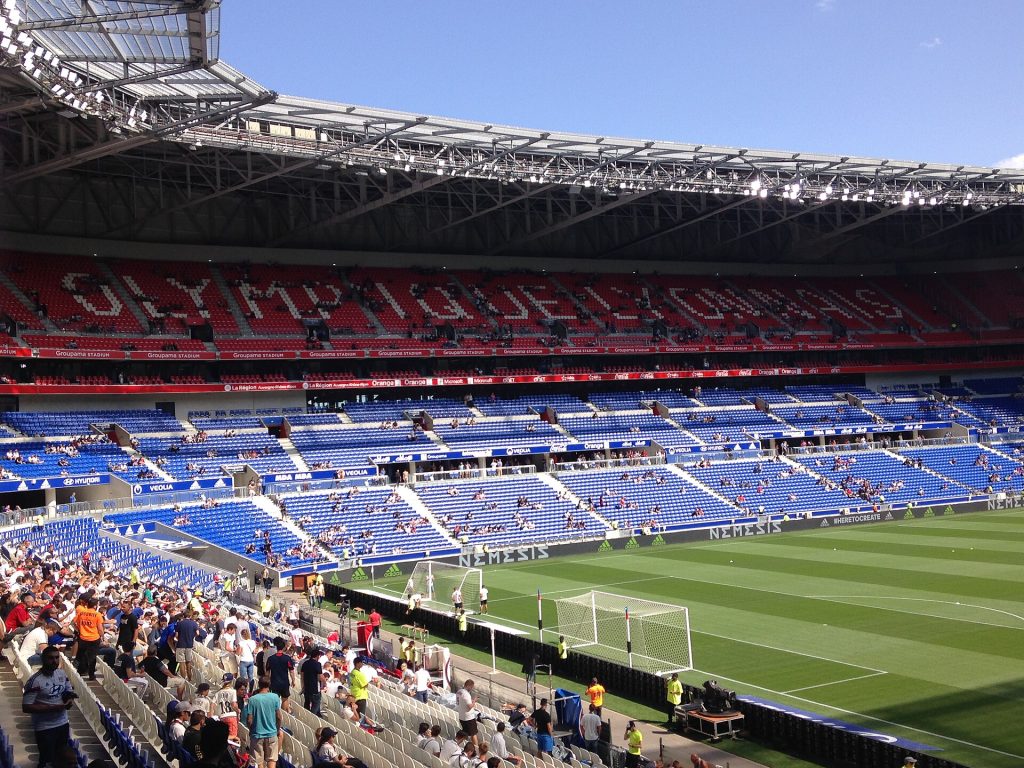 Le stade de l’Olympique Lyonnais