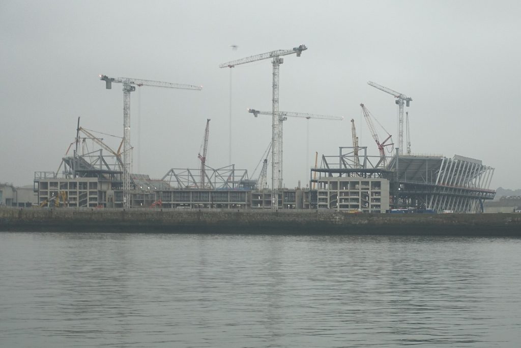 Le nouveau stade d’Everton à Bramley-Moore Dock