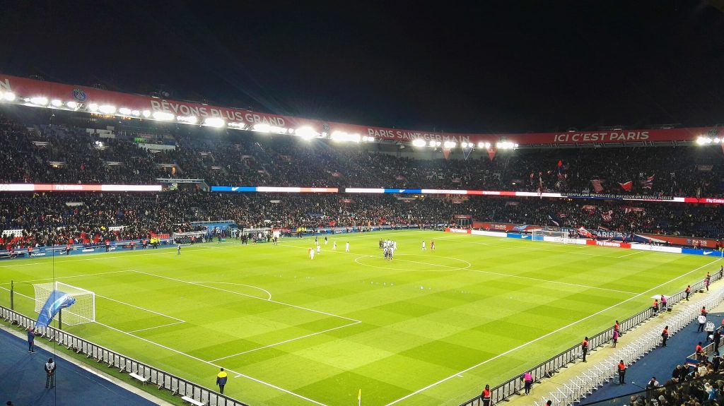 Le Parc des Princes, stade du PSG, avant PSG-Barcelone