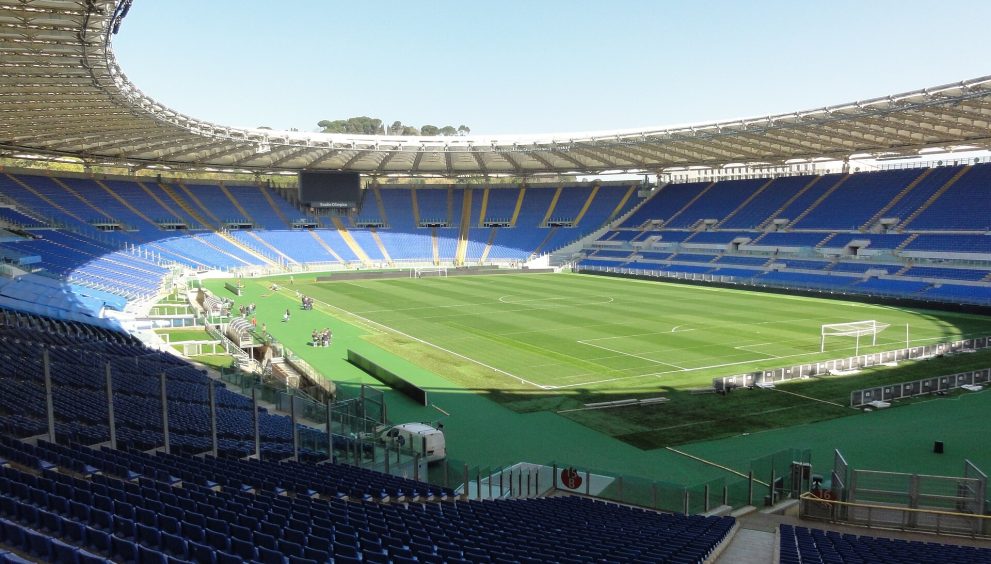 Le Stadio Olimpico de Rome, stade de la Lazio et de l’AS Roma